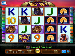 Wild Wolf Slot Screenshot