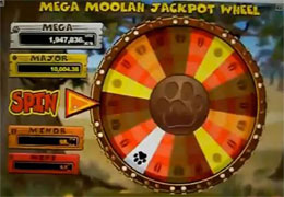 Mega Moolah Slot Bonus Wheel