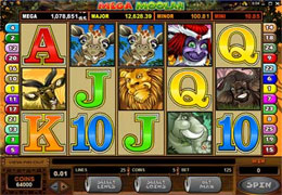 Mega Moolah Slot Screenshot