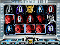 Star Trek Slot Bonus Screen